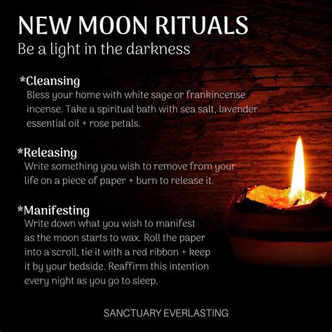 Invoking the Goddess within: New Moon Rituals for Feminine Power